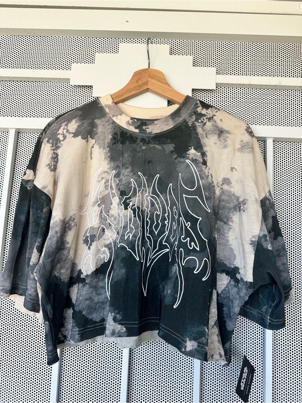 Tie-Dye Graphic Cropped Tee - Starwars X Darc Sport
